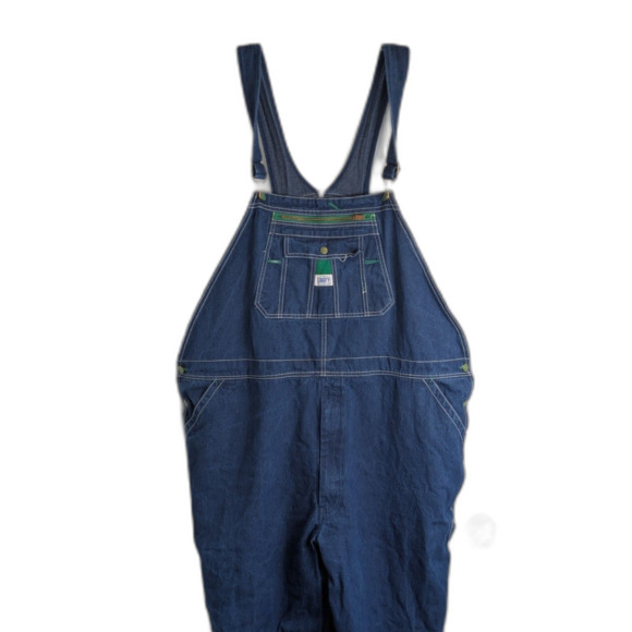 Liberty Overalls with Carpenter Loop Blue Men's Size 48x28 - Picture 11 of 15
